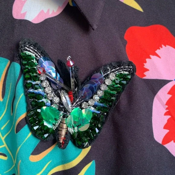 Dida Bole tropical print beaded dress - Picture 8 of 16